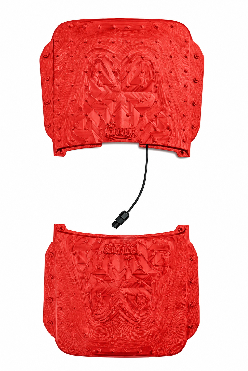 EvoPad Notorious front and rear bundle — Red digital color preview