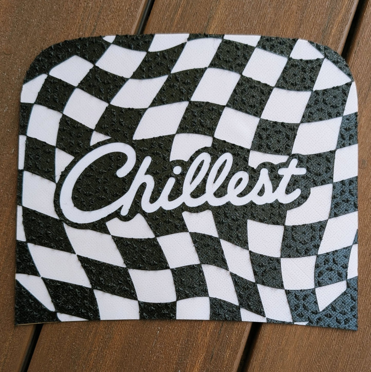 Chillest x Sticky Feet "Twisted" Thin Pyramid Grip Tape w/ White Logo