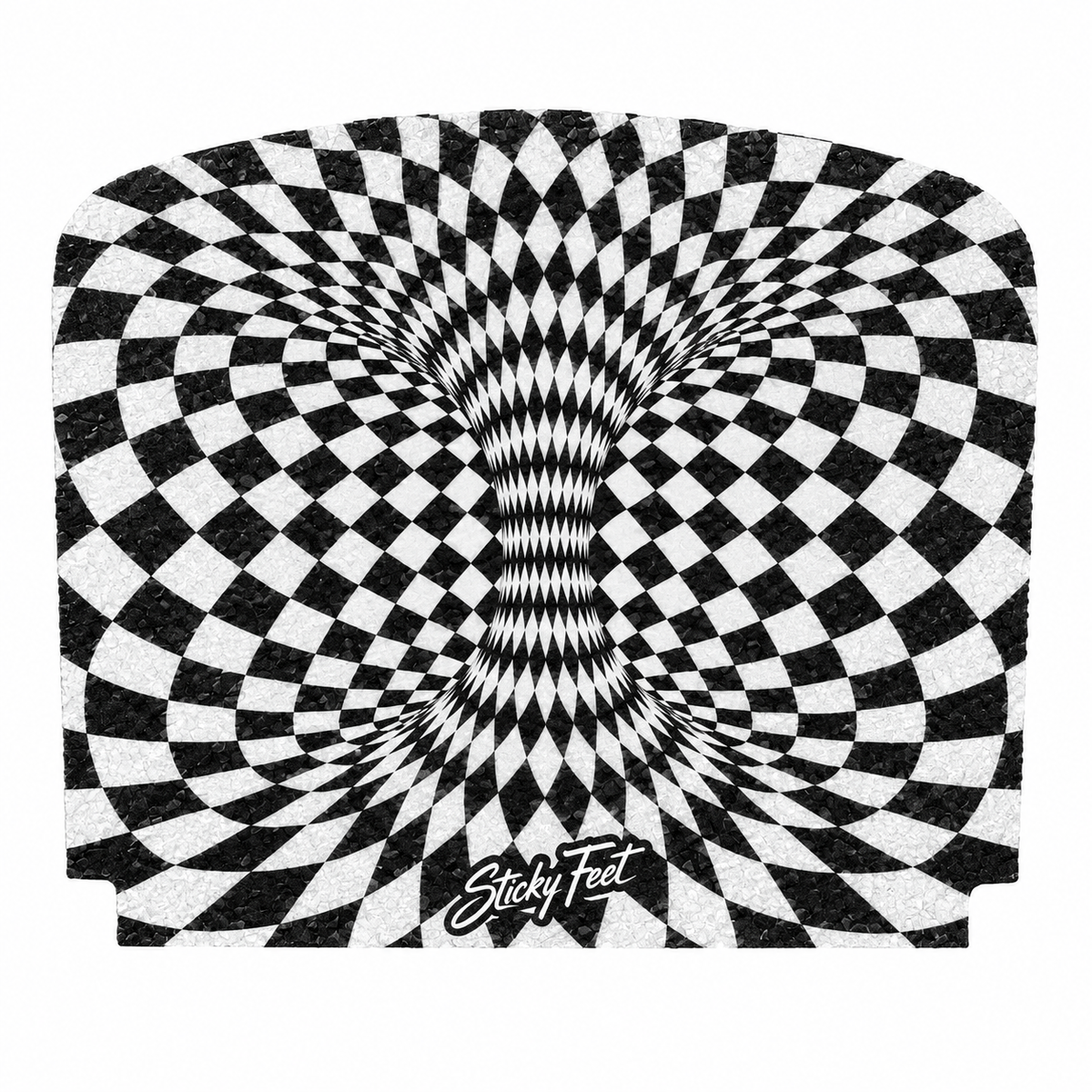 Wormhole EvoGRIP black and white optical pattern grip pad